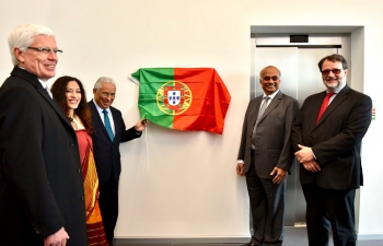 Inauguration of Sakthi Automotives Plant in Agueda by Portuguese Prime Minister and Ambassador of India to Portugal